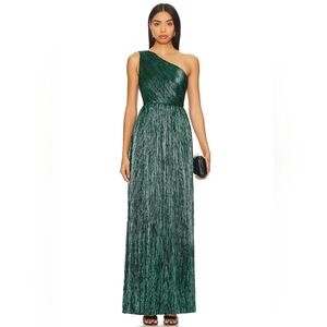 x REVOLVE Claire Pleated Gown in Green House of Harlow 1960
